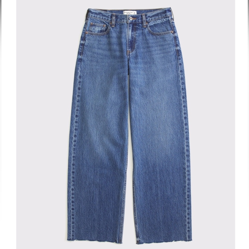Abercrombie Low Rise Ultra Loose Curve Love Jeans